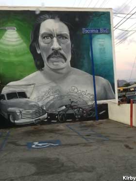 Danny Trejo mural.