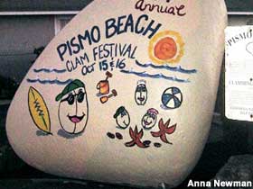Pismo Beach clam.