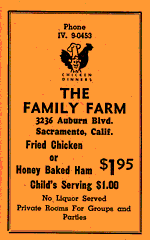 Family Farm promo card.