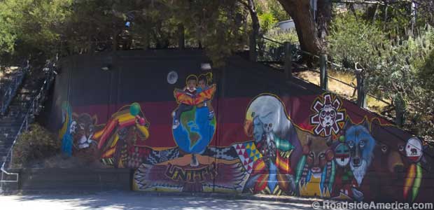 Park mural.