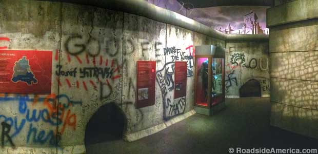 Berlin Wall replica.