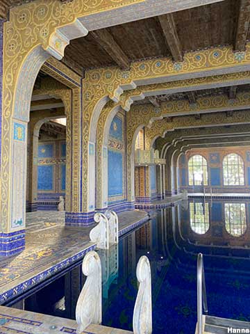 Hearst mansion indoor pool.