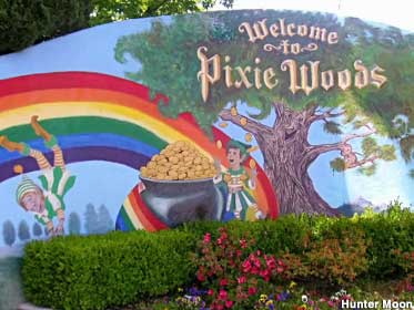 Pixie Woods sign, 2007.