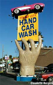 Hand Car Wash.