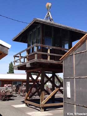Internment camp guard tower.