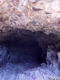 Cave in the lava beds.