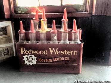 Redwood Western Motor Oil.