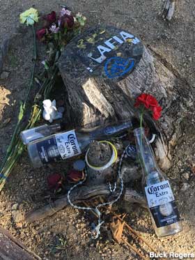 Paul Walker Death Site, Valencia, California, 2013.