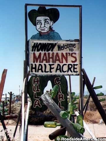 Sign at Mahan's Hulaville