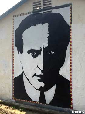 Houdini mural.