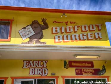 Home of the Bigfoot Burger.