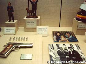 Nixon Museum - Elvis display.