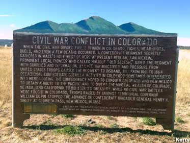 Civil War historical marker.