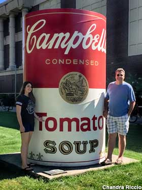 Giant Campbell's Soup Can.