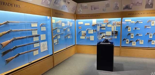 Museum of the West gun display.