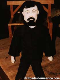 Alferd Packer doll, Hinsdale County Museum, Lake City, CO.