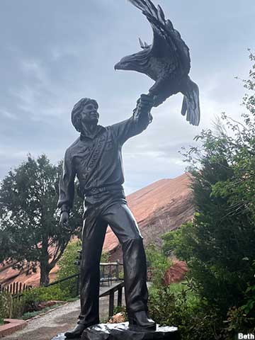 John Denver Earth Hero Statue.