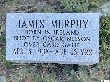 James Murphy grave marker.