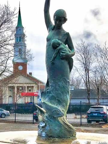 Mermaid and her mer-baby.