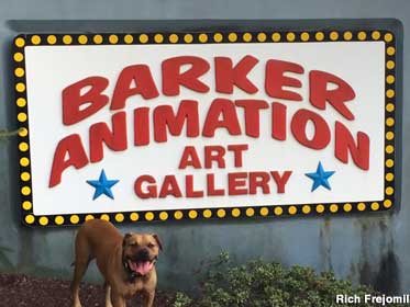 Barker Animation sign.