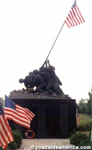 Sculpture at the memorial.