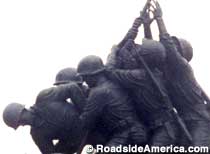 Iwo Jima Memorial.