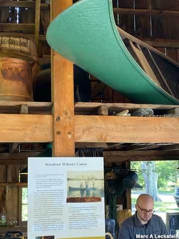 Woodrow Wilson's Canoe.