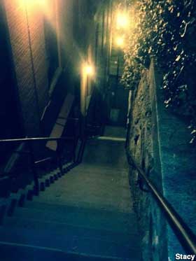 Exorcist stairs.