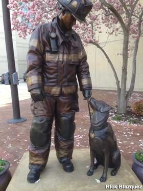 Statue of the Arson Dog.