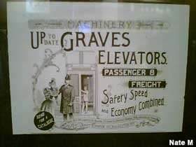 Old elevator ad.