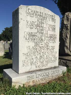 Grave of Lincoln's attendant.