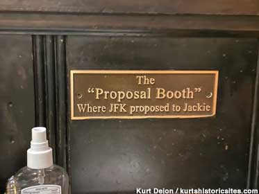 JFK Proposal Booth.