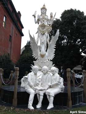 Saraswati Statue.