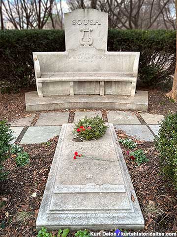 Grave of John Philip Sousa.
