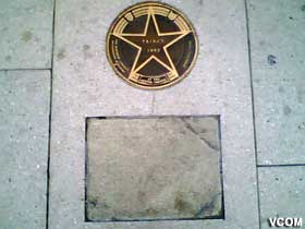 Prince's Walk of Fame star.