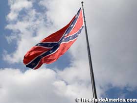 Confederate battle flag.