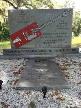 Grave of Bo Diddley.