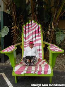 Clearwater Beach, FL - Large Crazy-Colored Chair
