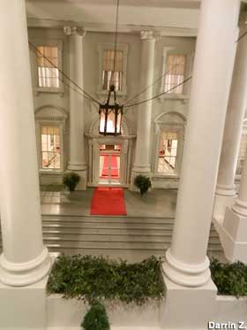 Model of the White House.