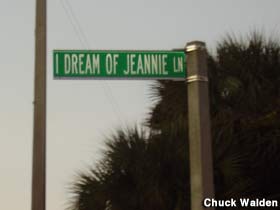 I Dream of Jeannie Lane sign.