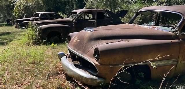 Old Ford cars.