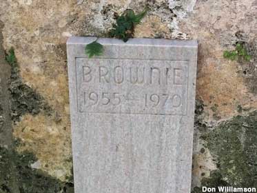 Grave of the other Brownie.