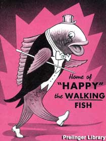 Happy the Walking Fish, from an old brochure.