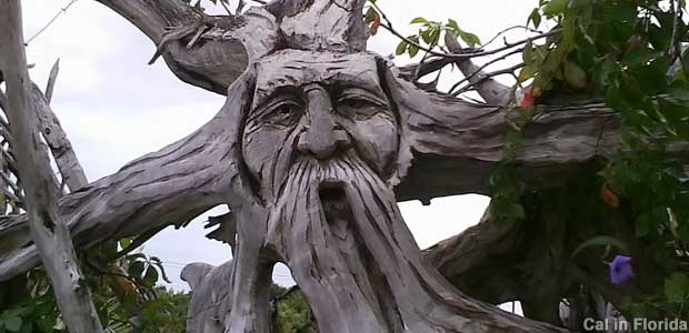 Peter Toth stump carving.