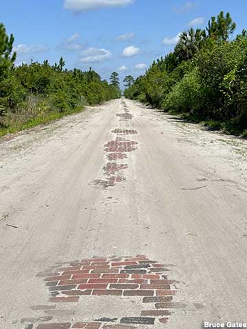 Brick highway.
