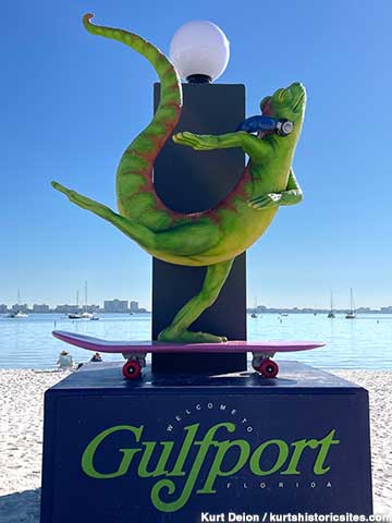 Skateboard Gecko of Gulfport.