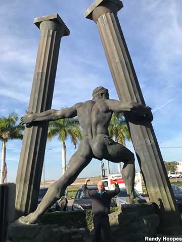 Bronze Hercules.