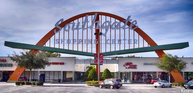 Southgate Shopping Center arch.