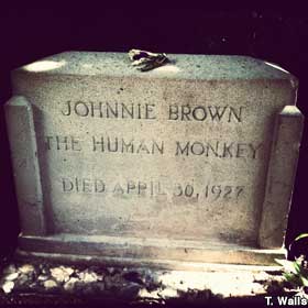 Grave of the Human Monkey.