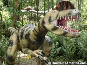 Spikey-toothed Bilophosaurus.